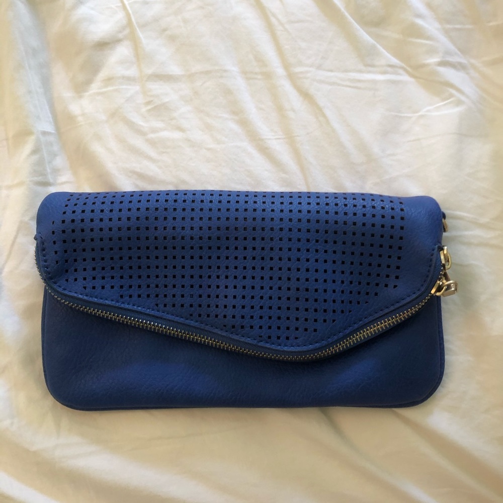 NWOT Street Level Blue Clutch